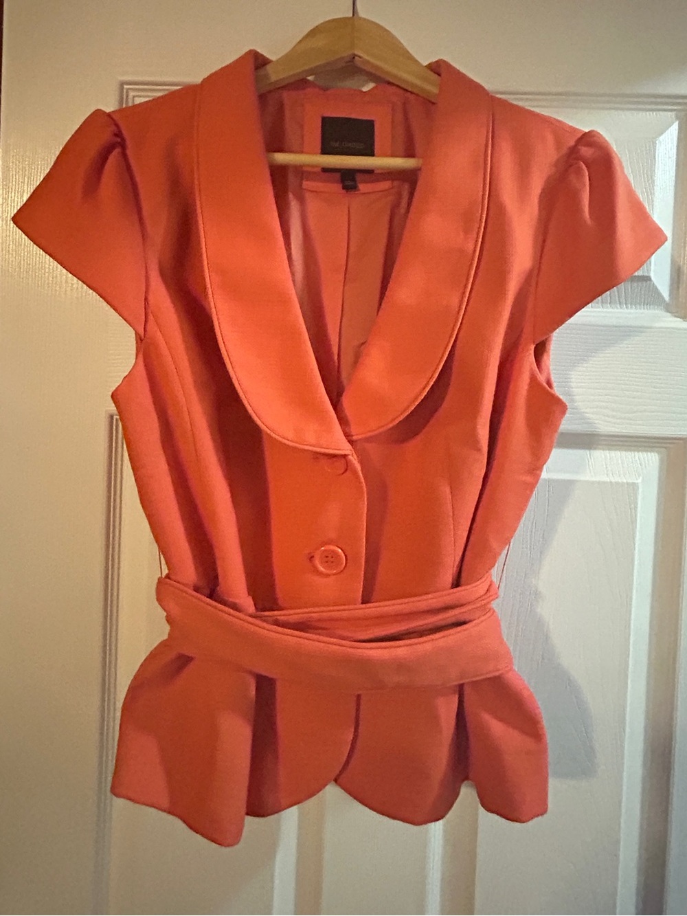 Limited Short Sleeve Orange Blazer
